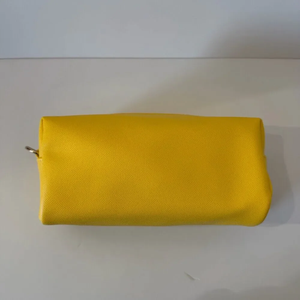 Jeffree Star Cosmetics Yellow Makeup Bag Discontinued Rare Travel Cosmetic Bag